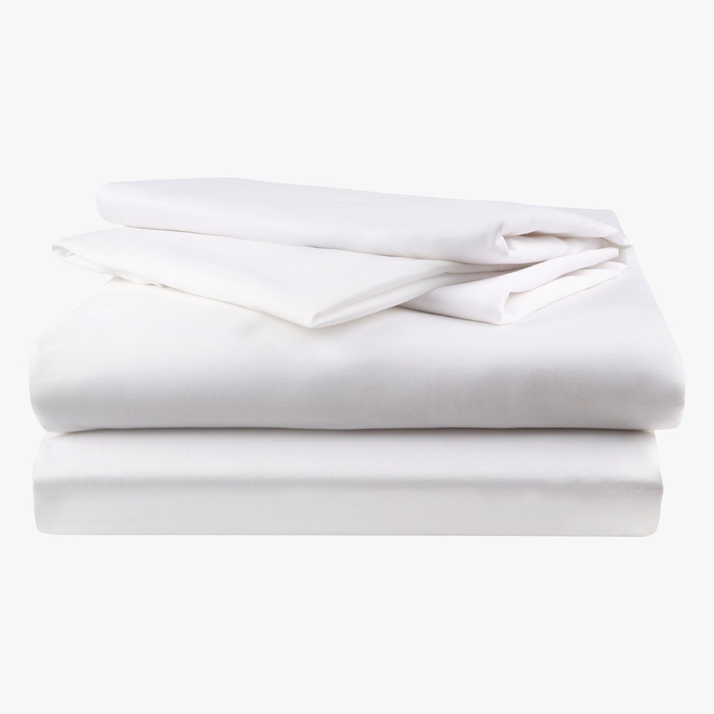 Fits Mattress Upto 17 Deep Breathable 100/% Organic Cotton Pure White Twin-Sheets Set GOTS Certified 3-Piece Pure Organic Cotton Long Staple Percale Weave Ultra Soft Best Bedding Sheets for Bed
